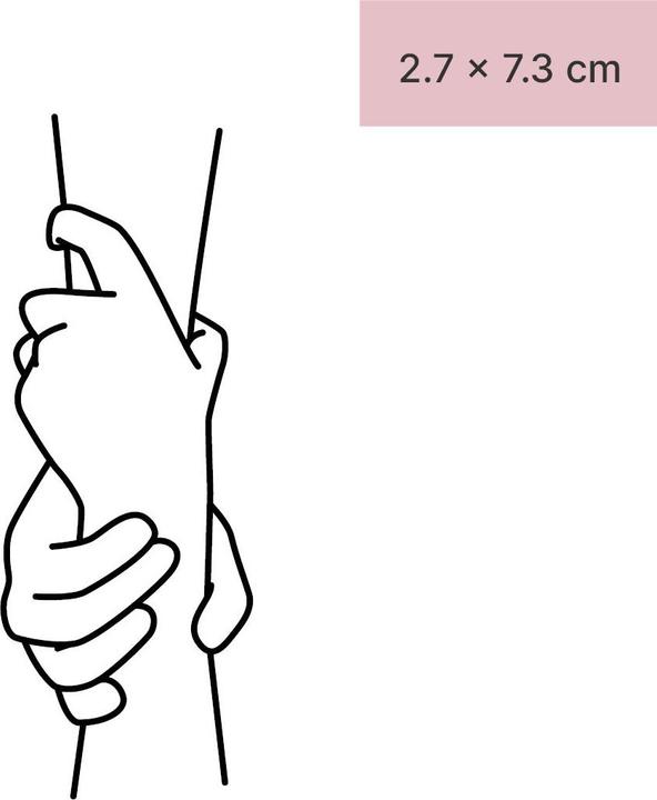 Image du produit minink Tatouage temporaire - Mains qui se tiennent
