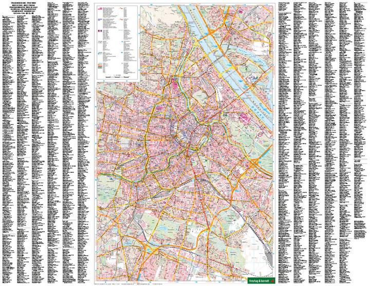 Image du produit Freytag Berndt Plan de Vienne, cartes touristiques