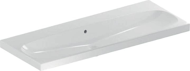 Geberit Acanto Waschtisch 501.880, ohne Hahnlöcher, mit Überlauf, 1200x480 mm (480 mm, 1200 mm)