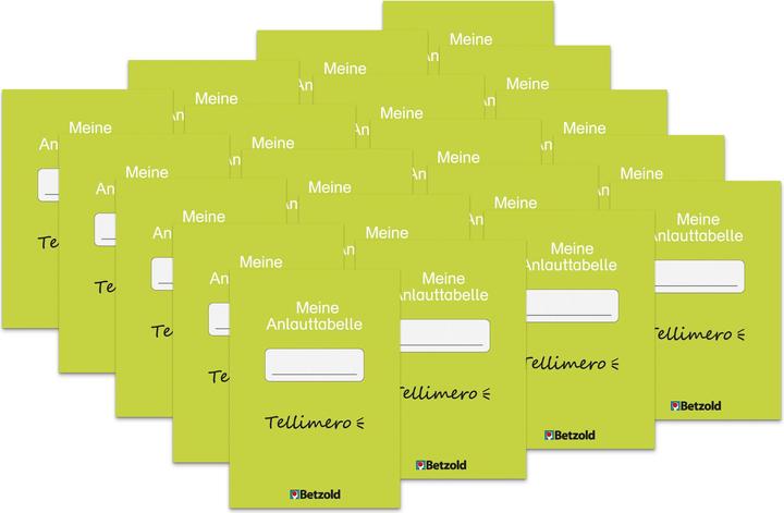 Actual product image Tellimero Pronunciation table (German)