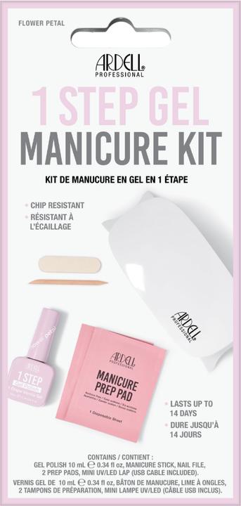 Produktbild Ardell 1 Step Gel Polish Starter Kit Flower Petal (Pink, Farblack)