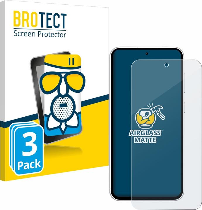 Produktbild BROTECT AirGlass Panzerglasfolie Matt (3 Stück, Samsung Galaxy S21)