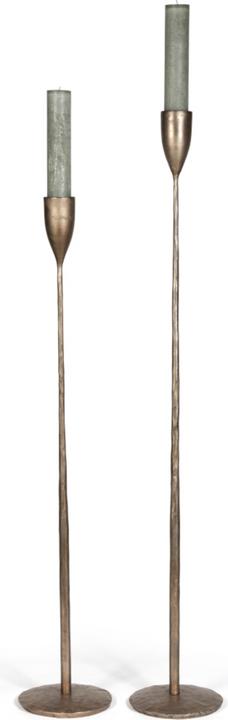 Immagine prodotto Dekocandle Portacandele ottone antico medio Ø22x120cm (1pc)