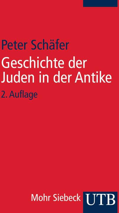 Produktbild Geschichte der Juden in der Antike (Deutsch, Peter Schaefer, 2010)