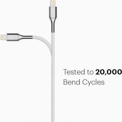 Productafbeelding Cygnett Gepantserde Lightning naar USB-A kabel 2M -Wh (2 m, USB 3.0, 12 W)