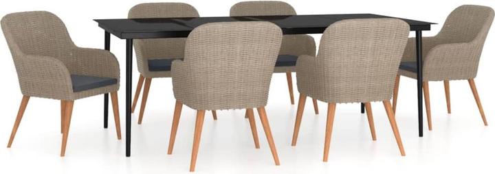 Produktbild vidaXL Garten Essgruppe (200 x 100 x 74 cm)