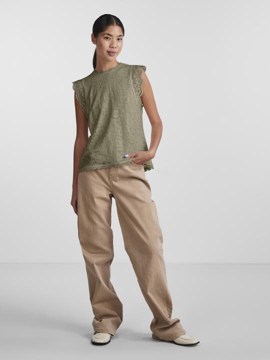 Actual product image Pieces Pcolline Sl Lace Top Noos (XS)