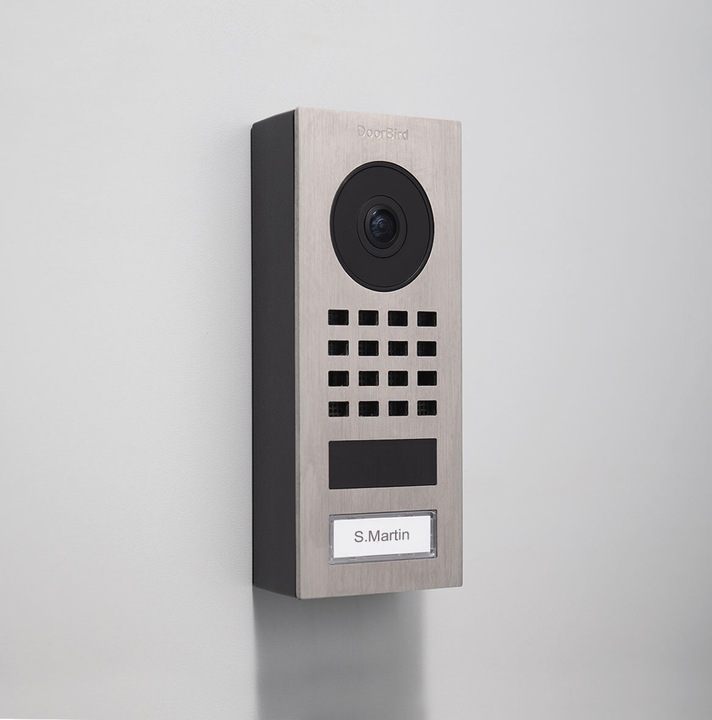 Actual product image Doorbird IP Video Doorphone Door Station D1101V Surface Mount (Wi-Fi)