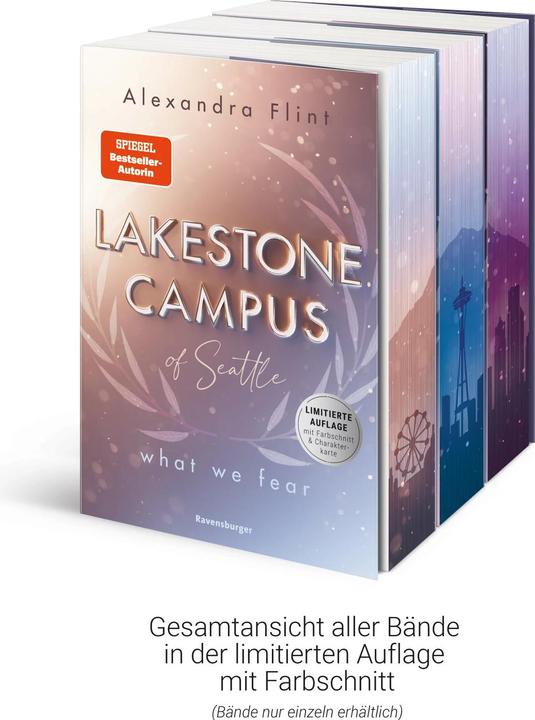 Image du produit Ravensburger Lakestone Campus, Band 1: What We Fear (Band 1 der New-Adult-Reihe von SPIEGEL-Bestsellerautorin (Allemand, Alexandra Flint, 2024)