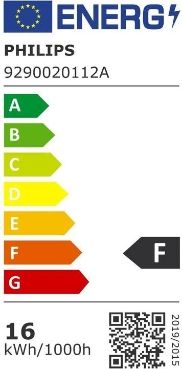Energie-Label Philips LED Leuchtstoffröhre (G13, 16 W, 1550 lm, 1 x, F)