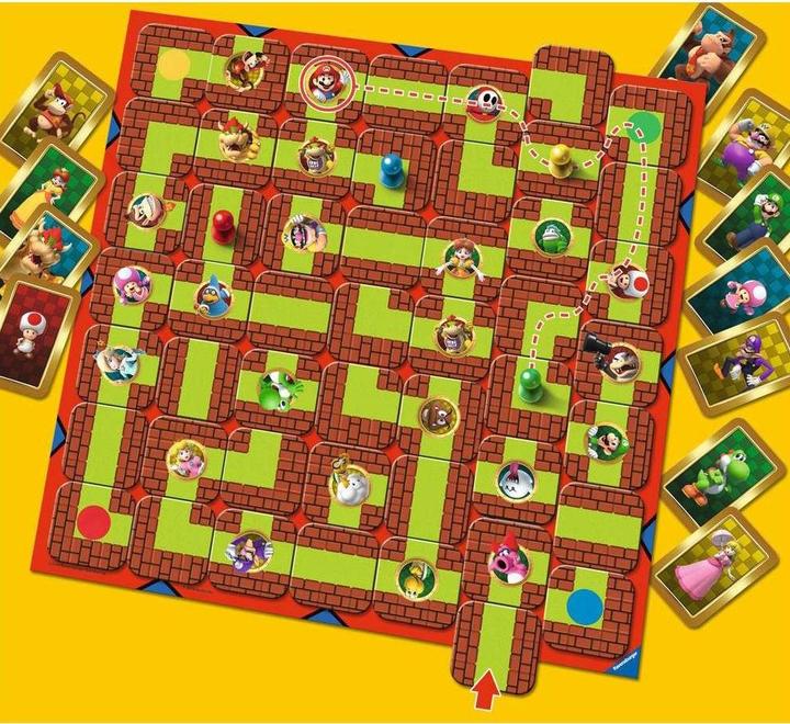 Productafbeelding Ravensburger Super Mario Doolhof (Frans, Italiaans, Duits, Spaans, Nederlands, Engels)