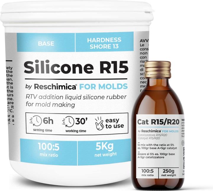 Image du produit Reschimica 5 kg de caoutchouc de silicone