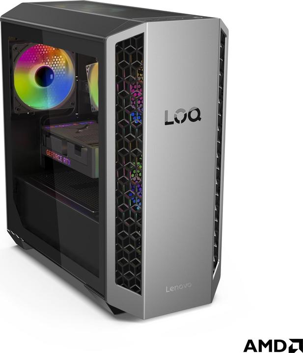 Actual product image Lenovo LOQ Tower 26ADR10 (512 GB, 16 GB, AMD Ryzen 7 8745HX, GeForce RTX 5050)