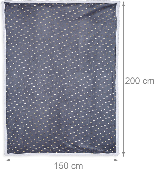 Produktbild Relaxdays Kuscheldecke (150 x 200 cm)