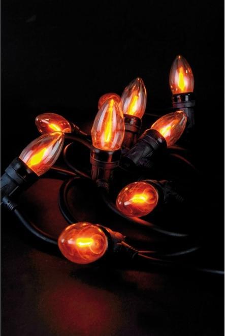 Actual product image Lifetime LED fairy lights 5.1 m 1.5 m black flame effect (5.10 m)