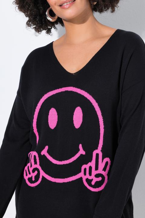 Produktbild Angel of Style Pullover, oversized, Smiley (58)