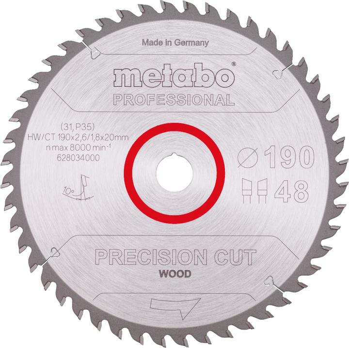 Productafbeelding Metabo CirkelzaagbladHW/CT90x20x26/8