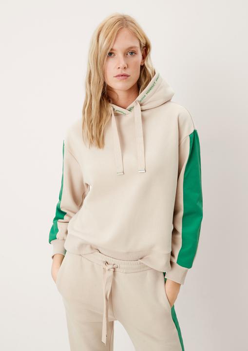 Produktbild s.Oliver Sweatshirt Sweater mit Kontrast-Details (M)