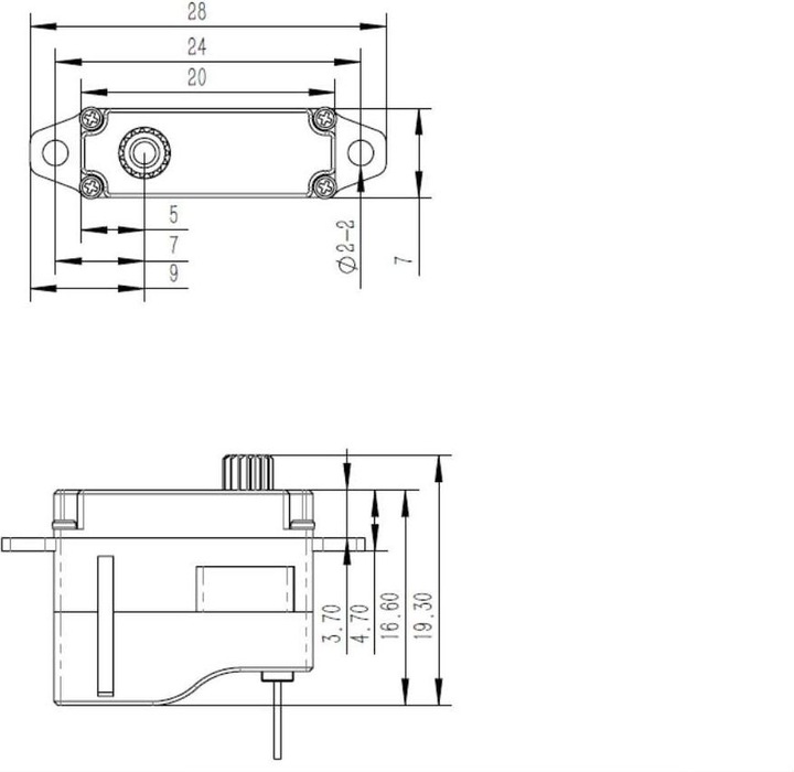 Actual product image KST Servo X06 Digital HV, metal gearbox