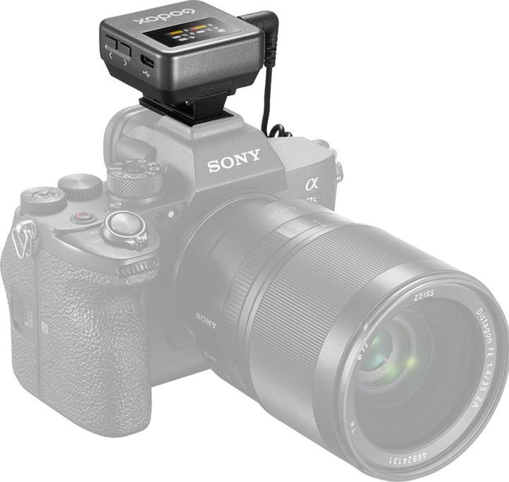 Actual product image Godox 2,4 GHz Zweikanal-Drahtlosmikrofonsystem mit Kugelcharakteristik