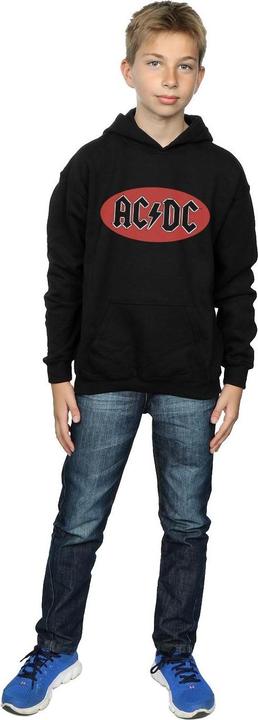 Produktbild AC/DC Red Circle Logo Kapuzenpullover Jungen (140, 146)