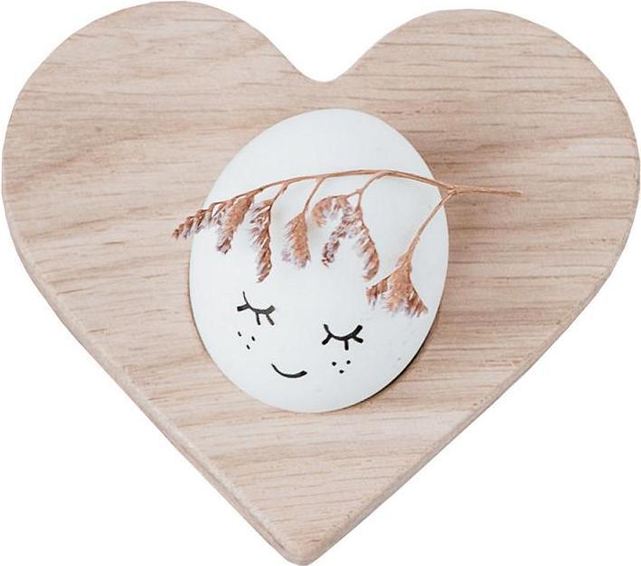 Eulenschnitt Eierbecher Herz (1x)