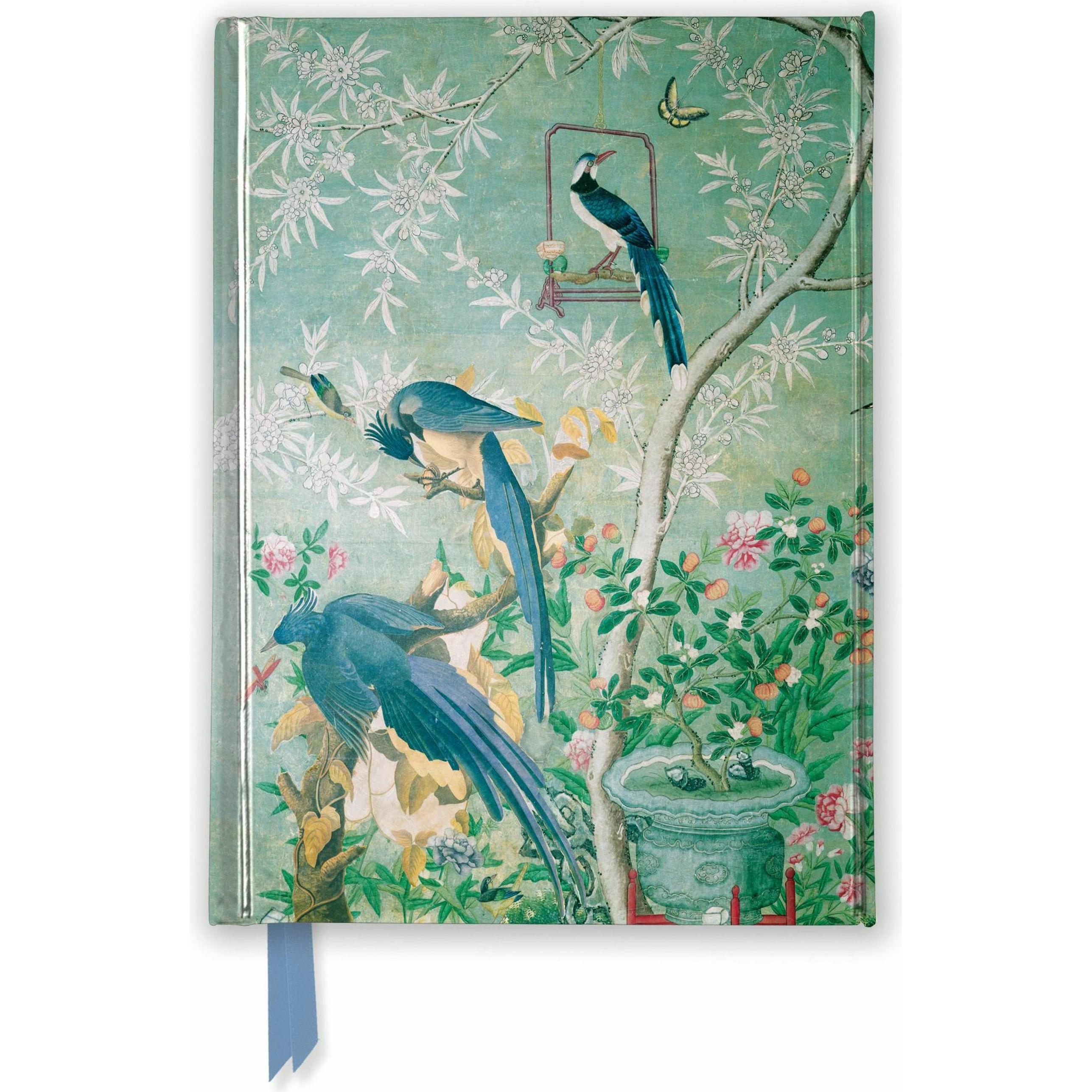 Thumbnail - Flame Tree, Heft + Block, John James Audubon: A Pair of Magpies (Foiled Pocket Journal) (A6, Liniert, Harter Einband)