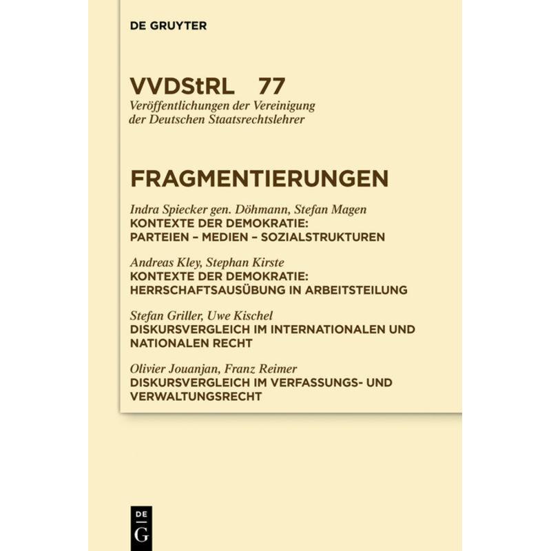 Fragmentierungen, Fachbücher