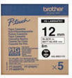 Actual product image Brother P-Touch (1.20 cm, Black, Silver)