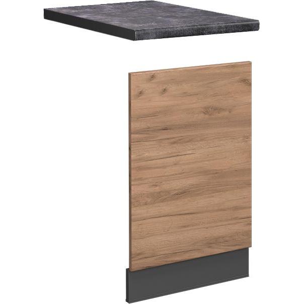 Vicco Frontblende Fame-Line, Geschirrspüler Zubehör, Braun