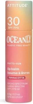 Image du produit Attitude Oceanly Tinted Lip Balm with SPF 30 EWG Verified Plastic-Free (Huile à lèvres)