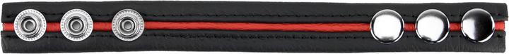 Productafbeelding Red Leather Adjustable Leather Cockring - Red (5.50 cm)