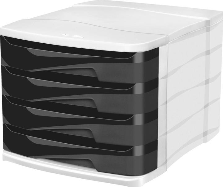 Immagine prodotto Cep Cassettiera ELLYPSE OWA, 4 cassetti, nero (24 x 32 cm)