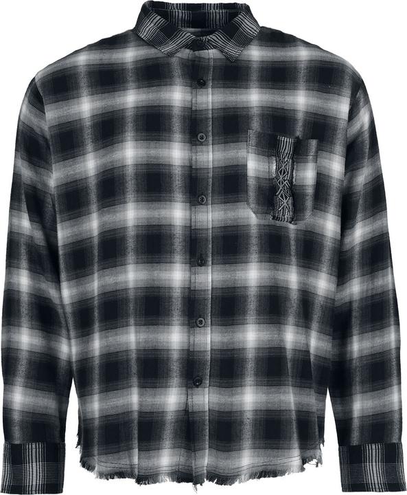 Immagine prodotto Black Premium Pagan Roots Oversized Karo-Hemd (S)