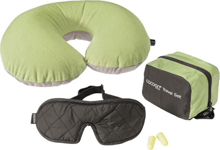 Actual product image Cocoon Travel Set Ultralight 3 pieces wasabi/black