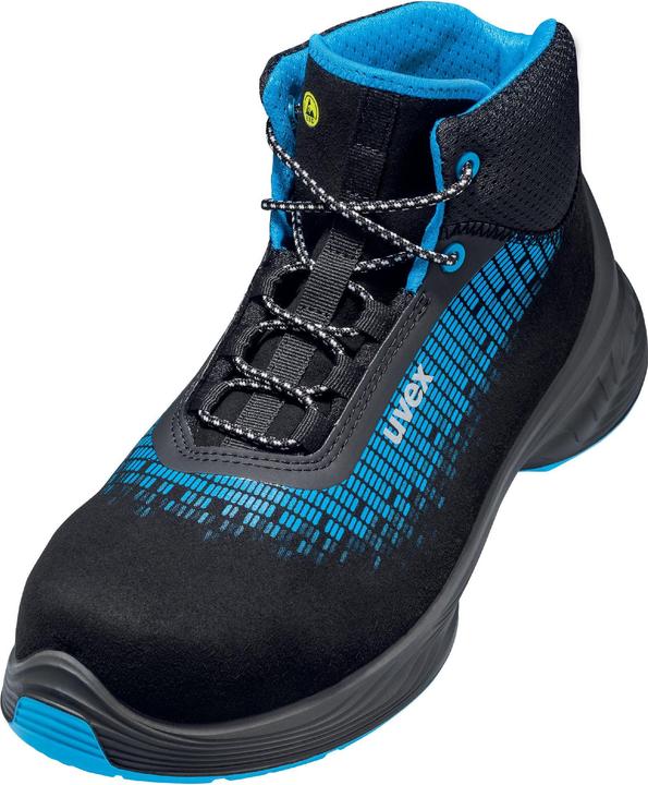 Produktbild Uvex Safety 6833947 Sicherheitsstiefel S2 Schuhgrösse (EU): 47 Blau, Schwarz 1 Paar (S2, 47)