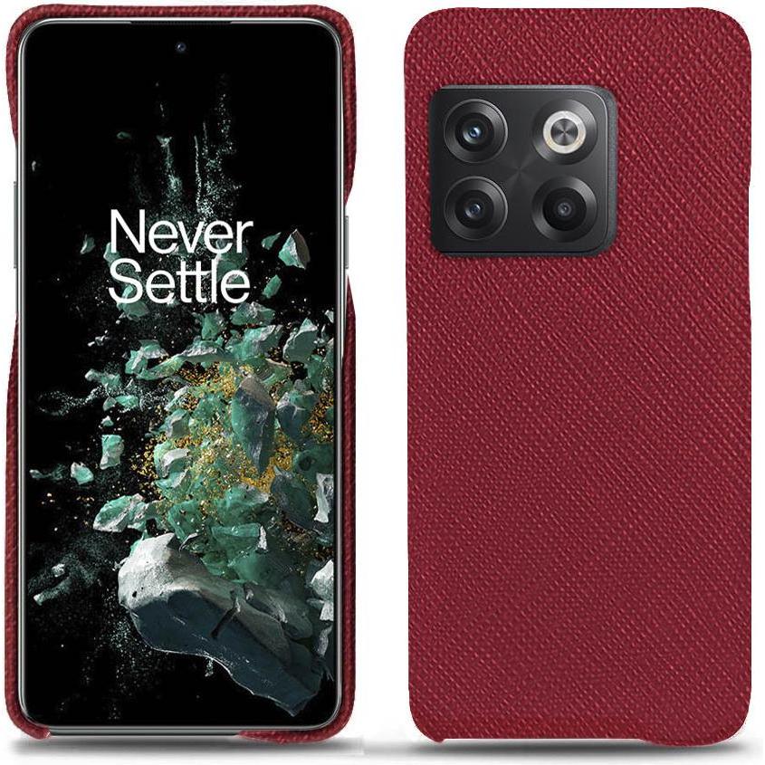 Thumbnail - Noreve Lederschutzhülle (OnePlus 10T), Smartphone Hülle, Rot