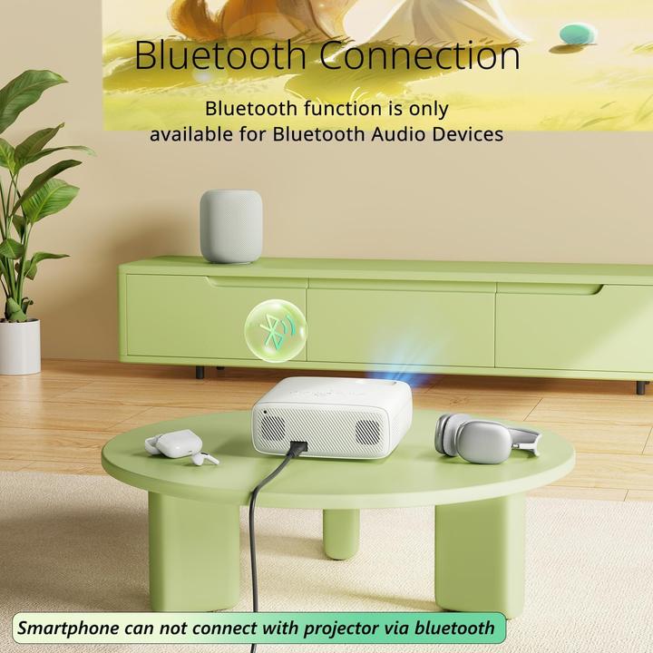 Actual product image Yoton Bluetooth Beamer Y6 (400 lm)