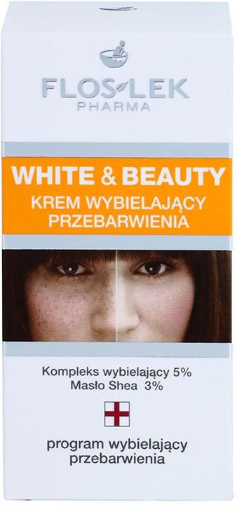 Actual product image FlosLek Pharma White & Beauty Spot Lightening Cream krem wybielający przebarwienia 50ml (50 ml)