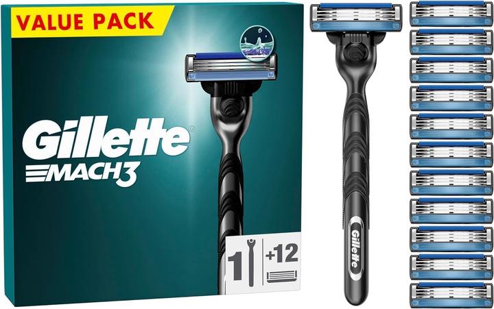 Actual product image Gillette Mach3 Rasierklingen-Set