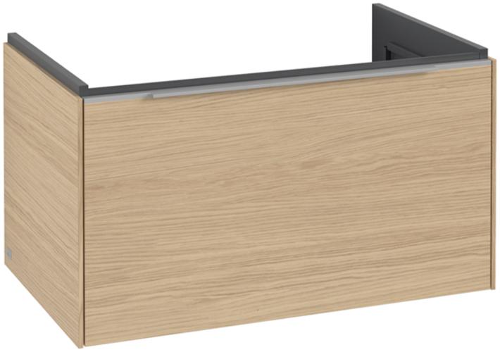 Aluminium glossy, Nordic oak