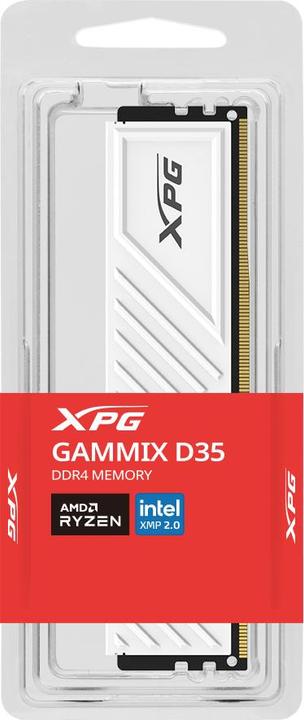 Produktbild Adata DDR4 8GB 3600-18 XPG D35 wh Single Tray (1 x 8GB, 3600 MHz, DDR4-RAM)