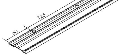 Actual product image HAWA Angle profile