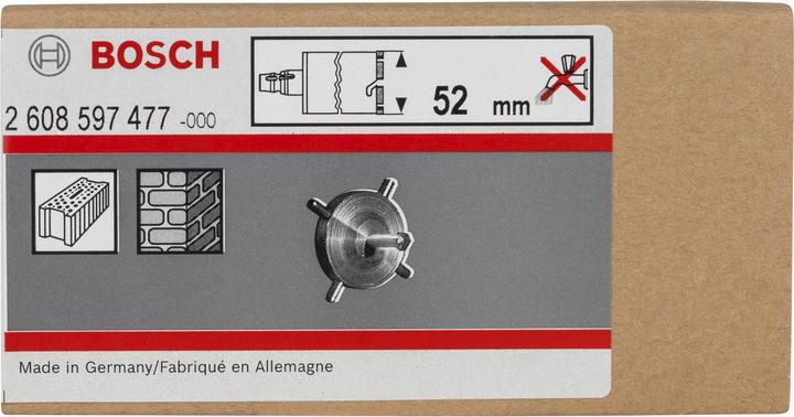 Immagine prodotto Bosch Professional Zubehör Croce di centratura per corone a secco e svasatori a scatola, 52 mm (52 mm)