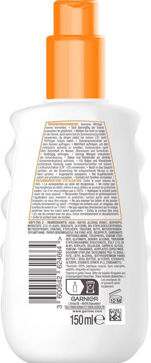 Produktbild Garnier Ambre Solaire (Sonnenspray, SPF 50, 150 ml)