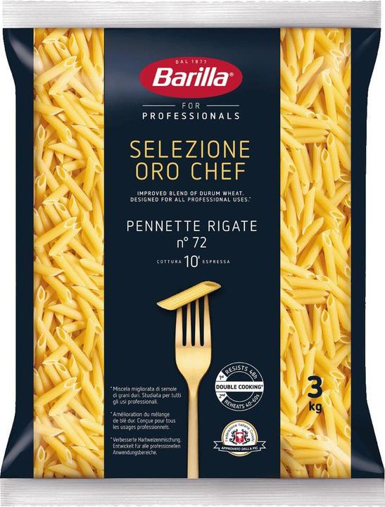 Produktbild Barilla Pennette Rigate n°72 (3000 g)