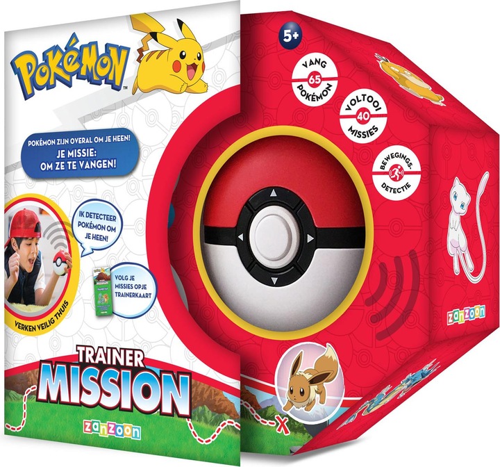 Actual product image Zanzoon Pokémon Mission Trainer
