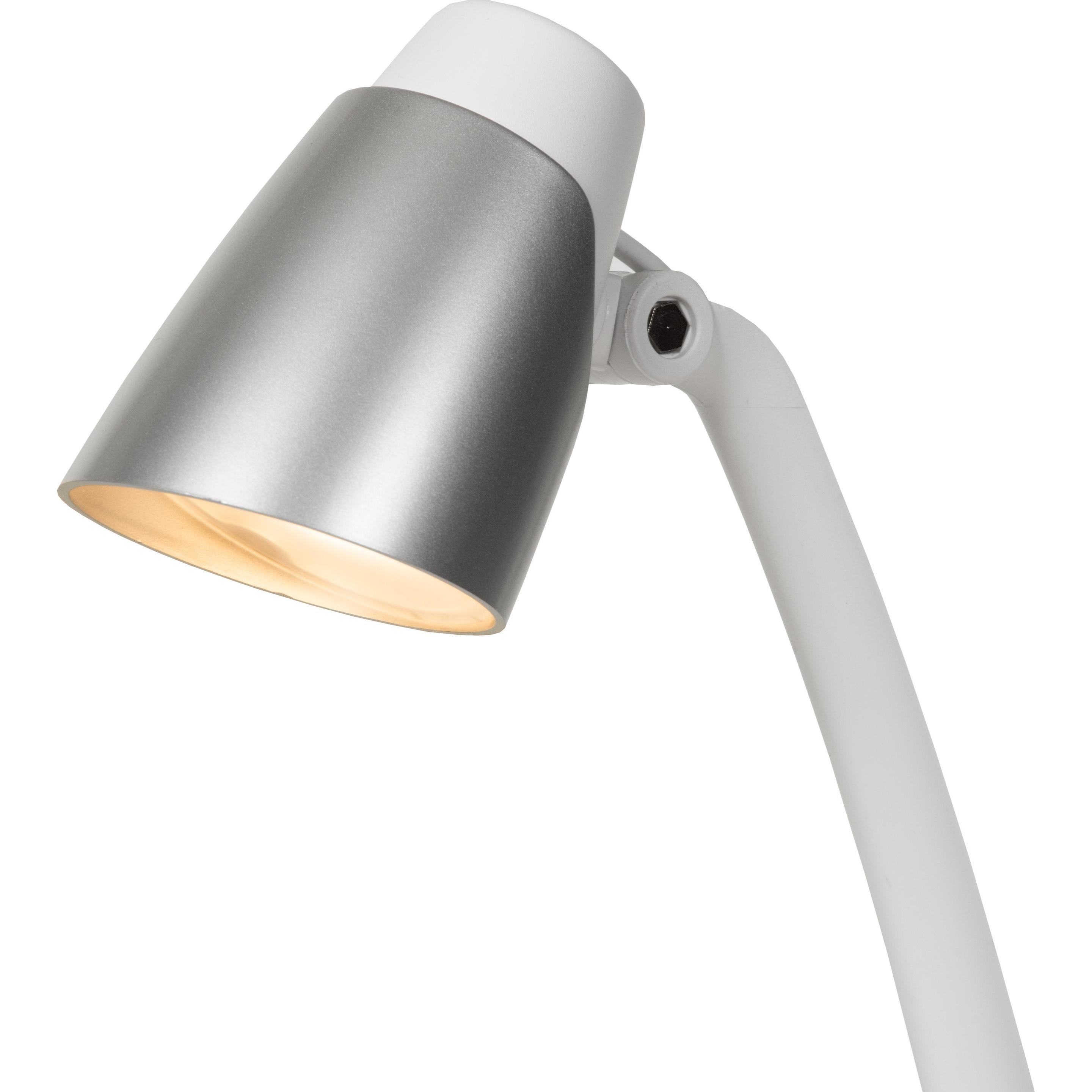 Thumbnail - Lucide, Tischlampe, LUDO - Schreibtischlampe - LED - 1x4,5W 3000K - Weiss 18660/05/31 (350 lm)