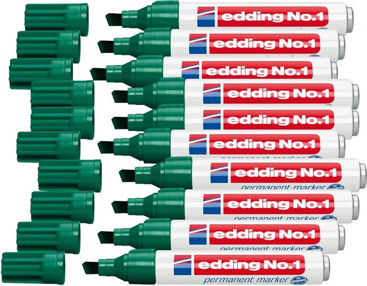 Produktbild Edding No.1 Perm.Marker grün 10er (10x)