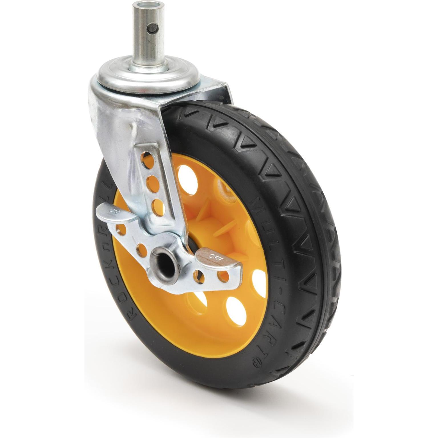 RocknRoller Rock N Roller - RCSTR8X2 - 8 x 2 R-Trac Caster with Brake (for R12) (Accessori), Bauletti + Case audio